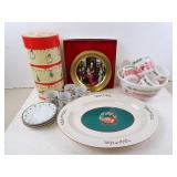 Lot of Misc Christmas Related Glassware