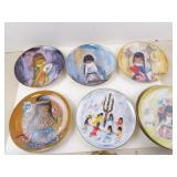 Lot of DeGrazi Native American Art Plates - Some