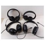Lot of 4 Overear Headphones - JBL Coby iConcepts