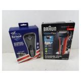 Lot of 2 New Electric Shaving Razors - Barbasol &