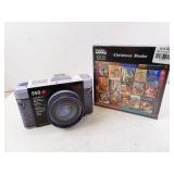 Lot of 2 New Puzzles - Camera & Christmas Books
