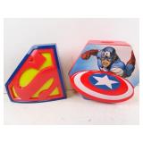 Lot of 2 Superhero Items - Captain America Coin