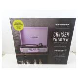 New Crosley Cruiser Premier Portable Turntable in