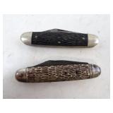 Lot of 2 Vintage Folding Pocket Knives