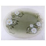 Goofus Glass Style Daisy Tray 15'