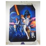 3ft x 2ft Star Wars Canvas Print on Frame