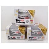 Lot of 3 New Nissin Top Ramen Plastic Noodle