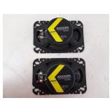Lot of 2 Kicker 4x6 DSC460 4ohm Speakers