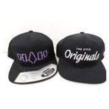 Lot of 2 Native American Themed Snapback Hats -