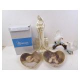 Lot of Religious Themed Items - Mary Statue Doves