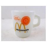 Vintage McDonalds Breakfast Fire King Milk Glass