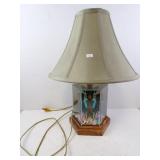 Butterfly & Shell Shadowbox Display Table Lamp