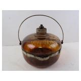Antique Glass Kerosene Drip Stove Fuel Tank