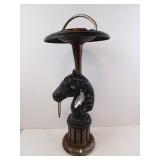 Vintage MCM Standing Horse Head Smoking Stand