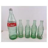 Lot of Vintage Coca Cola Bottles