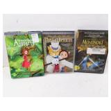 Lot of 3 Studio Ghibli DVDs - Princess Mononoke