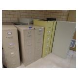 Lot of 13 Steel File Cabinets - Ground Floor