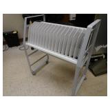 16-Bay Tech Charging Cart on Wheels