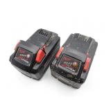 Lot of 2 Milwaukee M18 XC 6.0/8.0 Batteries - Not