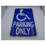 Metal Handicap Parking Sign 18'x12'