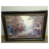 Framed Kirkland City Road Art Print 43' x 31'