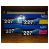 New Brother 227 Printer Toner Set in Box