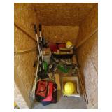 Assorted Items under stairs