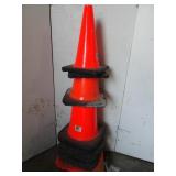 Lot of 10 Safety Cones