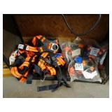 Lot of New and Used Fall Harnesses