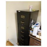 Vintage 4-Drawer Steel File Cabinet