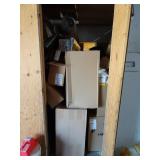 6.5ftx8ft Closet Packed w/ HVAC Materials & Tin