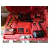 Milwaukee 14.4v Cordless Drill Kit with Light /