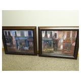 Lot of 2 Framed Kirkland Italian Art Prints