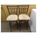 Set of Swivel Bar Stools - 27' Seat Height