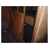 Lot of 2 Blower Door Frames & Locker Door