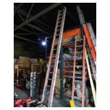Unknown Length Fiberglass Extension Ladder -