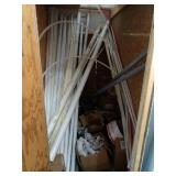Closet Full of Plumbing Pipe Fittings & Related