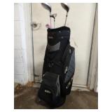 AREX Golf Bag with Assorted Clubs