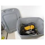 Lidded Tote with Cords and Related