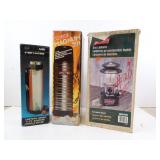 Vintage Camping Gear in Boxes