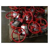 Pallet of Bray Air Actuators with Valve Handles