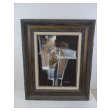 Framed Painting in Rustic Frame - 20x24