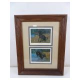 Set of Framed Randy McGovern Labrador Retriever