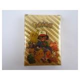 New Pokemon Gold Foil Playing Cards in Box