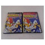 Lot of 2 Playstation 2 Sonic Mega Collection