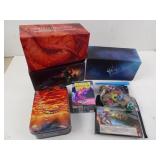 Lot of MTG Deck Boxes Tin & Dice