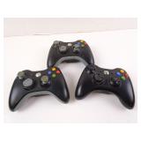Lot of 3 Xbox 360 Wireless Controllers - 2