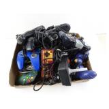 Large Lot of Misc Gaming Controllers - Some Have