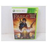 Xbox 360 Fable III Game in Case