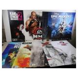 Lot of 2ftx2ft Video Game Advertisement Posters